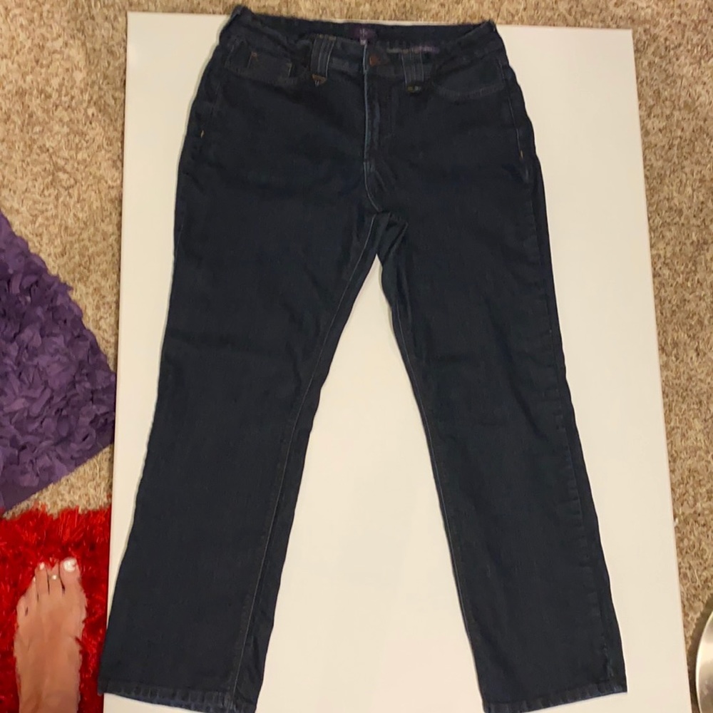 Nydj size14p straight denim jeans